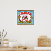  Brier Roos Maple Syrup Crate Label Poster (Keuken)