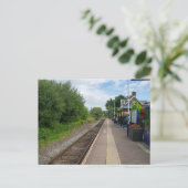 Brierfield Railway Station, Lancashire Briefkaart (Staand voorkant)