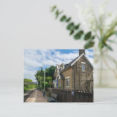 Brierfield Railway Station, Lancashire Briefkaart (Staand voorkant)