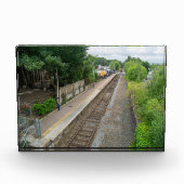 Brierfield Railway Station, Lancashire Fotoblokken (Voorkant)