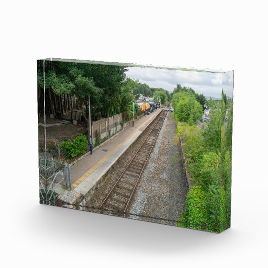 Brierfield Railway Station, Lancashire Fotoblokken (Rechts)