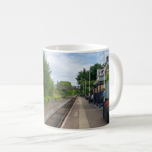 Brierfield Railway Station, Lancashire Koffiemok (Voorkant rechts)