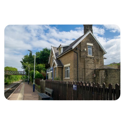 Brierfield Railway Station, Lancashire Magneet (Horizontaal)