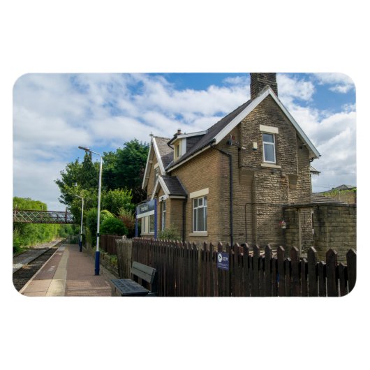 Brierfield Railway Station, Lancashire Magneet (Horizontaal)