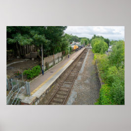 Brierfield Railway Station, Lancashire Poster