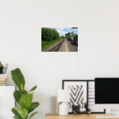 Brierfield Railway Station, Lancashire Poster (Thuiskantoor)