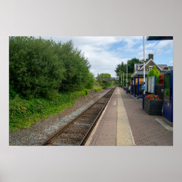Brierfield Railway Station, Lancashire Poster