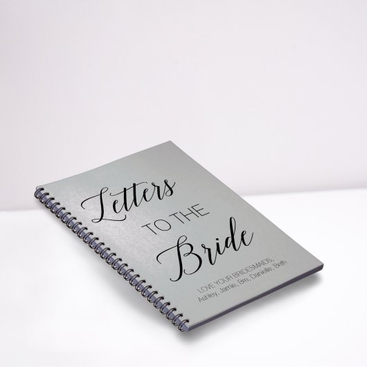 Brieven aan de Bride Bridesmaid Gift for Shower Notitieboek