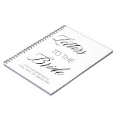 Brieven aan de Bride Bridesmaid Gift for Shower Notitieboek (Linkerzijde)