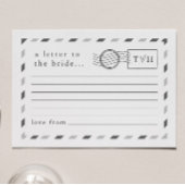 Brieven aan de bruid advieskaart