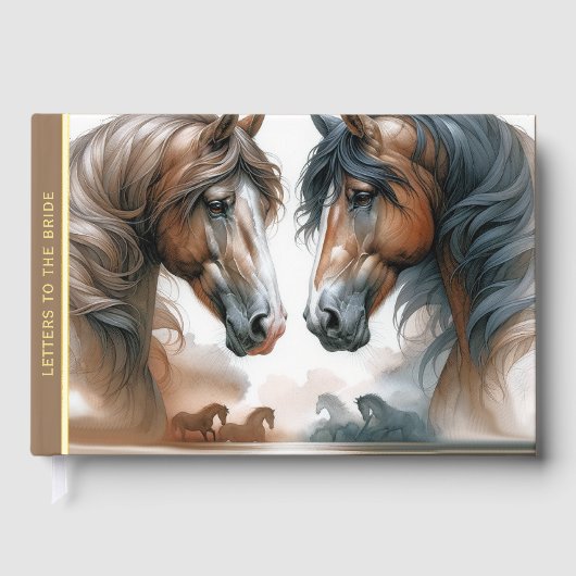 Brieven aan de bruid bruiloft gastenboek (Voorkant)