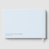Brieven Aan De Bruid Chic Elegant Iets Blauw Gastenboek (Achterkant)