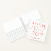 Brieven aan de bruid Douche Bachelorette Gastenboe Notitieboek (Binnen)