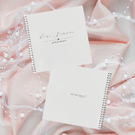 Brieven aan de bruid gastenboek | Light Silver Notitieboek