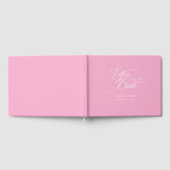 Brieven aan de Bruid, Modern, Elegant, Roze Gastenboek (Volledig)