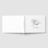 Brieven aan de Bruid, Modern, Elegant, Wit Gastenboek (Volledig)