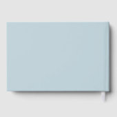 Brieven aan de bruid, poederblauw, Roos-goud- Gastenboek (Achterkant)