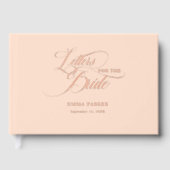 Brieven aan de bruid, Roos-Goud- Gastenboek (Voorkant)