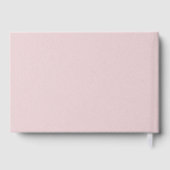 Brieven aan de bruid, Roze Bow Keepsake roos Gold Gastenboek (Achterkant)