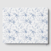 Brieven aan de Bruid Toile Bruiloft Gastenboek (Achterkant)