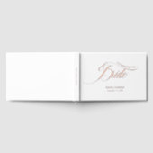 Brieven aan de bruid, wit, Roos-goud- Gastenboek (Volledig)