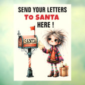 BRIEVEN AAN DE KERSTMAN - Lees ... Raamsticker (Vel 3)