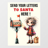 BRIEVEN AAN DE KERSTMAN - Lees ... Raamsticker (Vel)