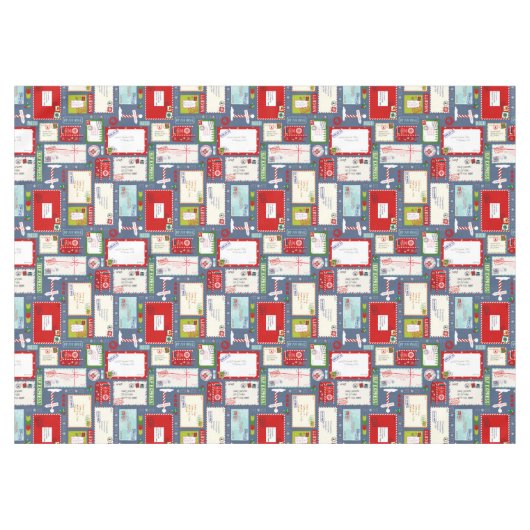 Brieven aan de kerstman tafelkleed (Voorkant (Horizontaal))