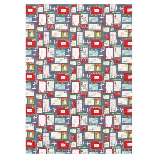 Brieven aan de kerstman tafelkleed (Voorkant)