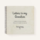 Brieven aan de My Grandson Keepomwille Journal Notitieboek (Voorkant)