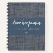 Brieven aan de My Grandson Keepomwille Journal Notitieboek (Voorkant)