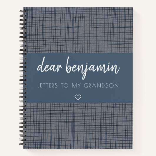 Brieven aan de My Grandson Keepomwille Journal Notitieboek (Voorkant)