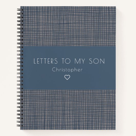 Brieven aan de My Son Keepomwille Journal Notitieboek (Voorkant)