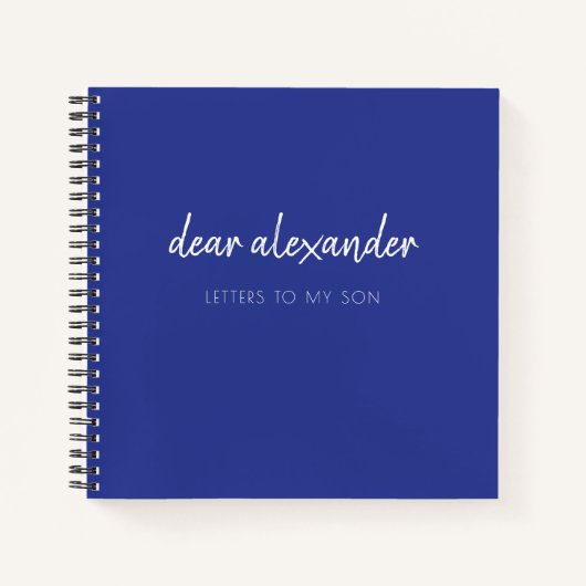 Brieven aan de My Son Keepomwille Journal Notitieboek (Voorkant)