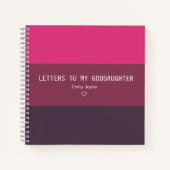 Brieven aan de The Journal van mijn dochter Keepom Notitieboek (Voorkant)