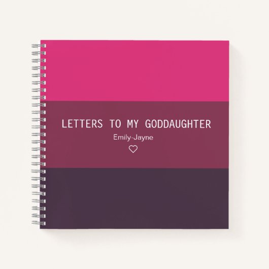 Brieven aan de The Journal van mijn dochter Keepom Notitieboek (Voorkant)