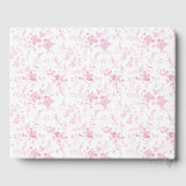Brieven aan het Bride Pink Toile Vrijgezellenfeest Gastenboek (Achterkant)