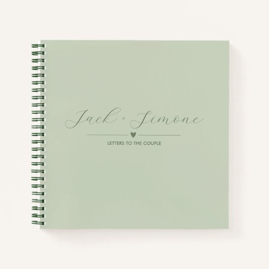 Brieven aan het echtpaar Guest Notitieboek | licht (Voorkant)