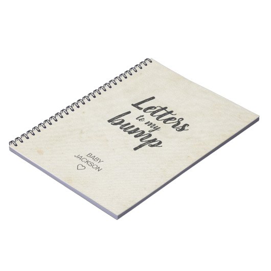 Brieven aan het "My Bump Keepomwille Pregnancy Jou Notitieboek (Linkerzijde)