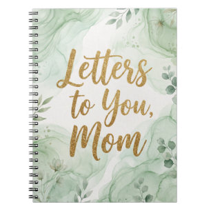 Brieven aan jou, mama: Mooie waterverf Notitieboek