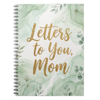 Brieven aan jou, mama: Mooie waterverf Notitieboek