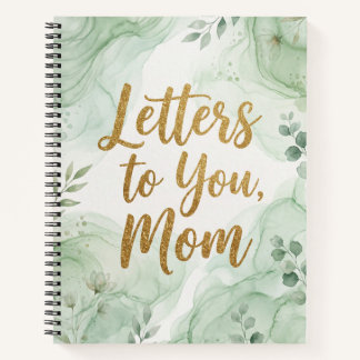 Brieven aan jou, mama: Mooie waterverf Notitieboek