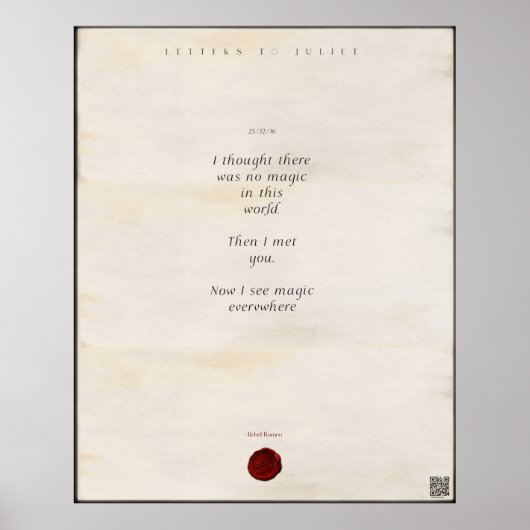 Brieven aan Juliet Print 🌹 16/49 (Voorkant)
