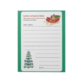Brieven aan Kerstman Vakantie Activiteitenpagina Notitieblok