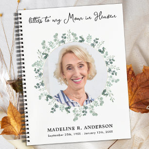 Brieven aan mam in Heaven Custom Photo Grief Notitieboek