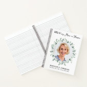 Brieven aan mam in Heaven Custom Photo Grief Notitieboek (Binnen)