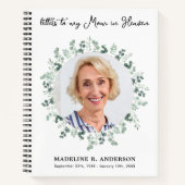 Brieven aan mam in Heaven Custom Photo Grief Notitieboek (Voorkant)