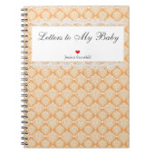 Brieven aan mijn Baby shower Gift Persoonlijke naa Notitieboek (Voorkant)