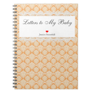 Brieven aan mijn Baby shower Gift Persoonlijke naa Notitieboek