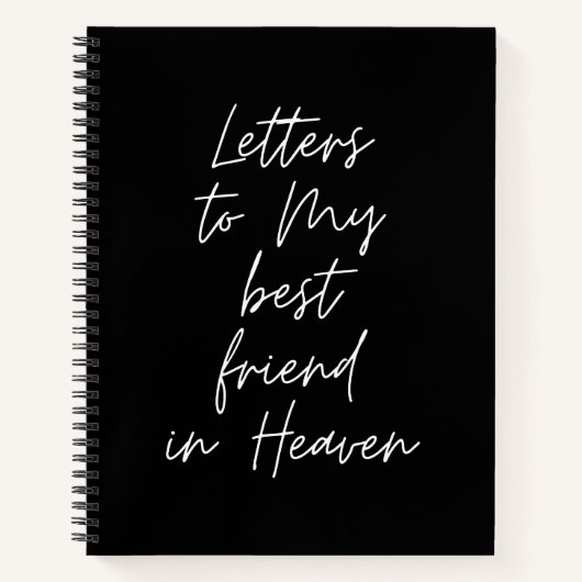 Brieven aan mijn beste vriend in het Notitieboek v (Voorkant)